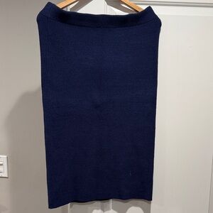 Universal Thread Dark Blue Pencil Skirt